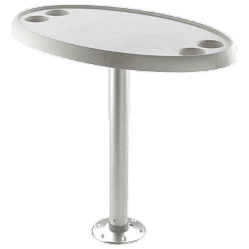Vetus Fixed Base 68 Cm Oval Table Silber 76 x 45 cm von Vetus