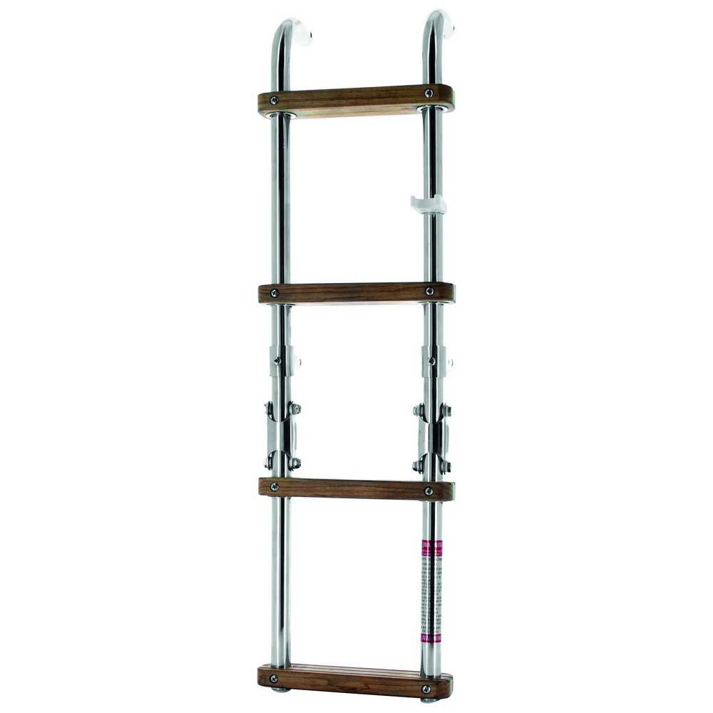 Vetus Inox Teak 4 Steps Swim Ladder Golden 760 mm von Vetus