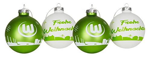 VfL Wolfsburg Weihnachtskugeln 4-er Set von VfL Wolfsburg