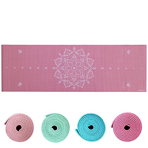 Viavito Asuryama 4mm-Yogamatte, Color- Pink Dahlia von Viavito