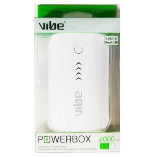 Vibe Power Bank Charger Weiß 6000 mAh von Vibe