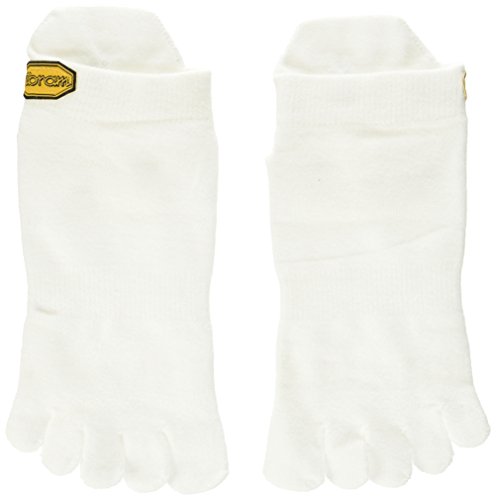 Vibram FiveFingers Herren Athletic No Show Socks, White, XL von Vibram