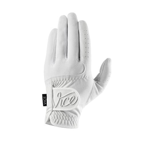 Golf-Handschuh Vice Duro, VICEDURO-ML, weiß, Medium - Large von Vice Golf