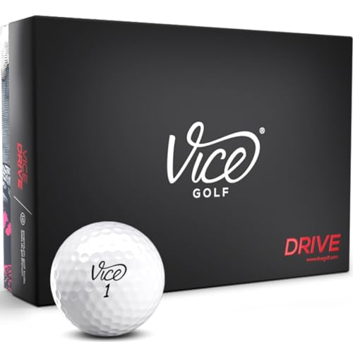 Vice Golf Drive Golfbälle, Weiß (One Dutzend) von Vice Golf