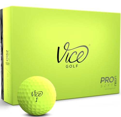 Vice Pro Soft Golfbälle, Limette, 1 Dutzend von Vice Golf