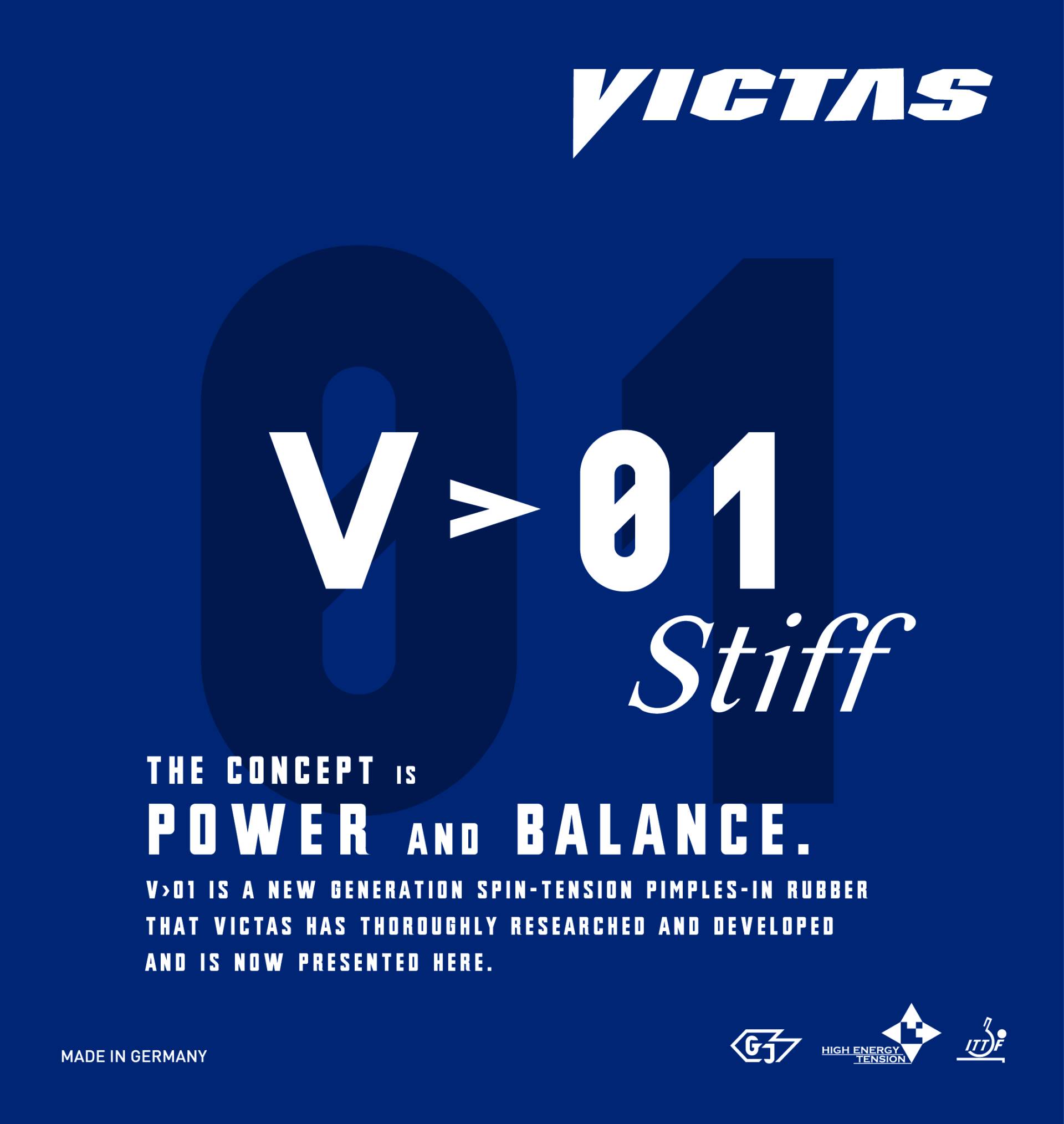 Victas V > 01 Stiff - Tischtennis Belag von Victas