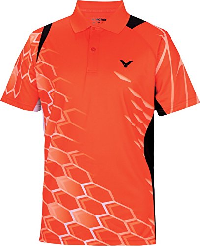 VICTOR Herren Shirt Polo National, Orange, XS von VICTOR
