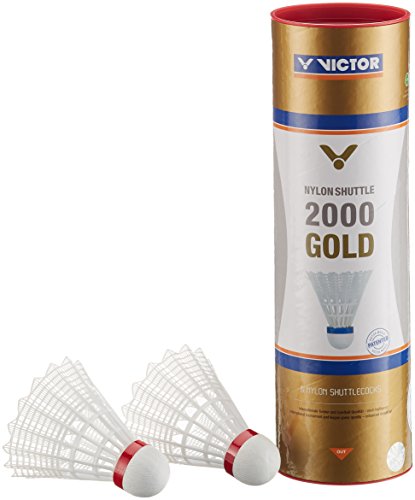 VICTOR Nylon Shuttle 2000 Gold-Weiß-Rot von VICTOR