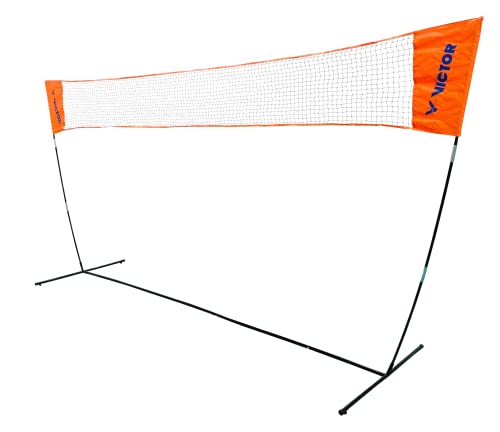 VICTOR Easy Badmintonnetz - Höhenverstellbares Outdoor Multifunktionsnetz 3m von VICTOR