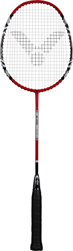 VICTOR Badmintonschläger AL 6500 ISO, Rot/Silber, 66.4 cm, 110/0/0 von VICTOR