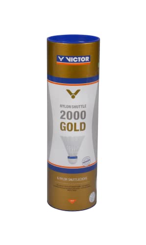 VICTOR Nylon Shuttle 2000 Gold-Weiß-Blau von VICTOR