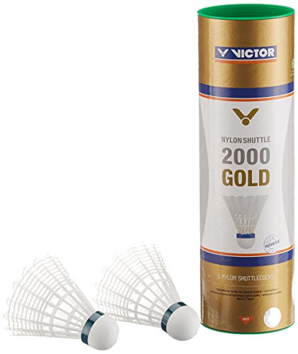 VICTOR Nylon Shuttle 2000 gold-Weiß-Grün von VICTOR