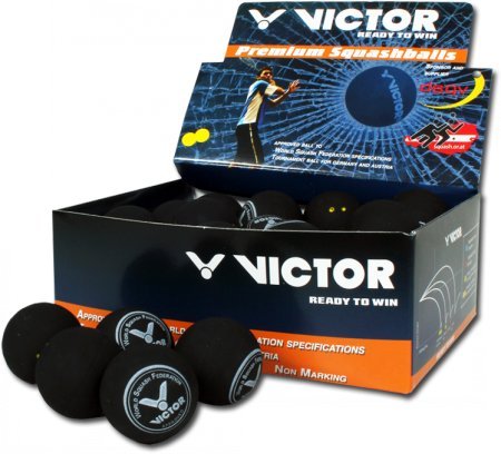 Victor Squashball Doppelgelb 12er Box von VICTOR