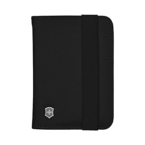Victorinox Ausweismappe mit RFID-Schutz, Reise-Accessoire mit Sicherheitsverschluss, Damen/Herren, 1 x 10 x 14 cm, Schwarz von Victorinox