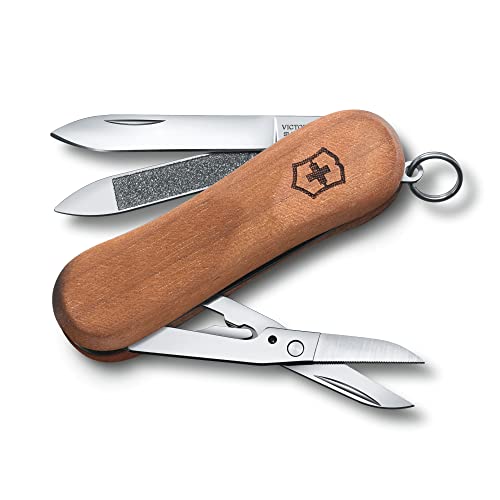 Victorinox Executive 81 Wood, 65 mm, Schweizer Taschenmesser, Swiss Army Knife, braun von Victorinox