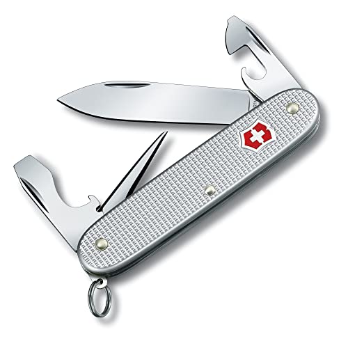 Victorinox Swiss Army Knife, Schweizer Taschenmesser, Pioneer, Multitool, 8 Funktionen, Klinge, gross, Schraubendreher 3 mm, Kapselheber von Victorinox