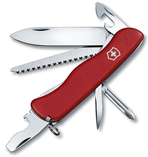 Victorinox Schweizer Taschenmesser, Trailmaster, Swiss Army Knife, Multitool, 12 Funktionen, Kapselheber, feststellbar, Feststellklinge von Victorinox