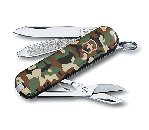 Victorinox, Schweizer Taschenmesser, Classic SD, Multitool, Swiss Army Knife mit 7 Funktionen, Klinge, klein, Nagelfeile, Schraubendreher 2.5 mm von Victorinox