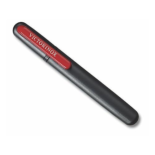 Victorinox Dual-Messerschärfer Outdoor, Taschenmesser Schärfer, Schleifstein klein, schwarz von Victorinox