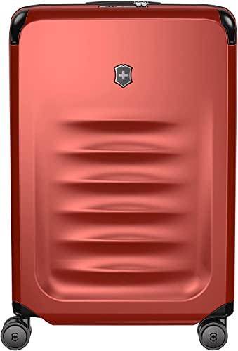 Victorinox Spectra 3.0 Expandable Medium Case, Reisekoffer mit 4 Rollen, Damen/Herren, 30 x 46x 69 cm, 81 l, Erweiterbar, Rot von Victorinox