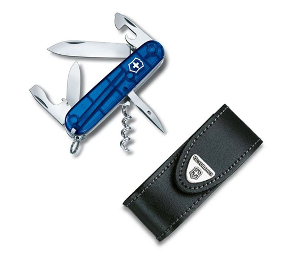Victorinox Taschenmesser, Victorinox Spartan transparent-blau inklusive Etui von Victorinox
