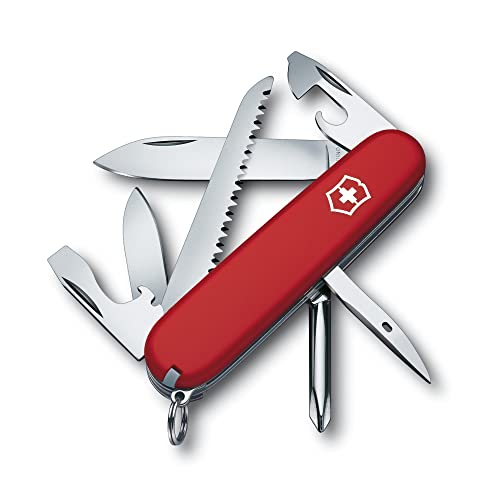 Victorinox Schweizer Taschenmesser Hiker, Swiss Army Knife, Multitool, 13 Funktionen, Klinge, Dosenöffner, Schraubendreher von Victorinox