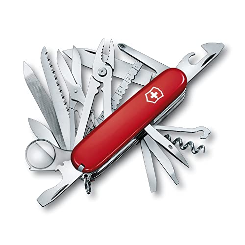 Victorinox Schweizer Taschenmesser gross Swiss Champ, Swiss Army Knife, Multitool, 33 Funktionen, Klinge, Korkenzieher, Schraubendreher von Victorinox