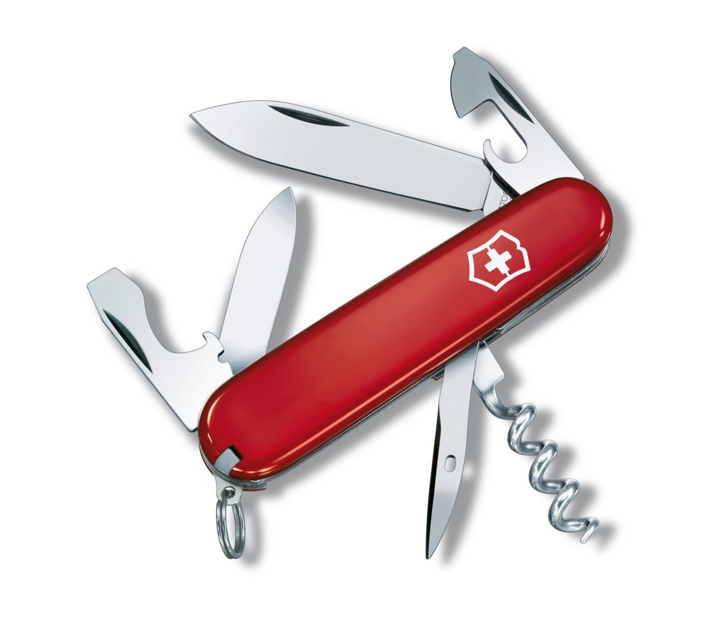 Victorinox Taschenmesser Tourist Offiziersmesser 0.3603 Taschenmesser 12 Funktionen rot von Victorinox