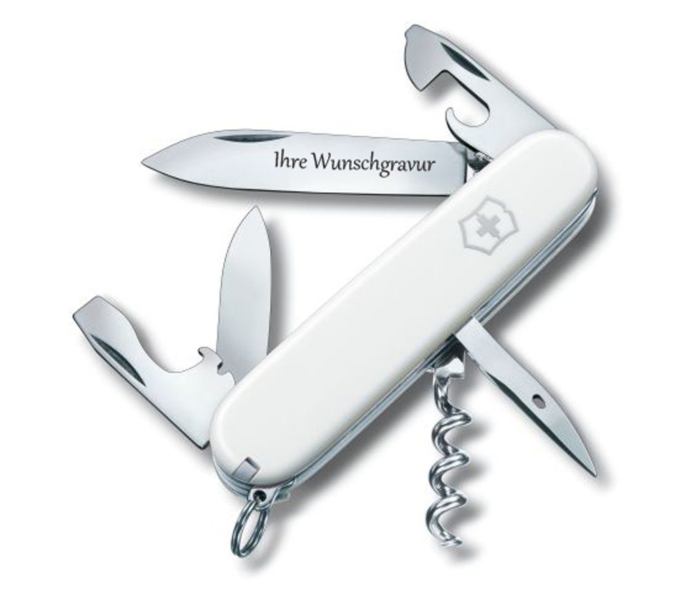 Victorinox Taschenmesser weiss, mit persönlicher Namensgravur von Victorinox