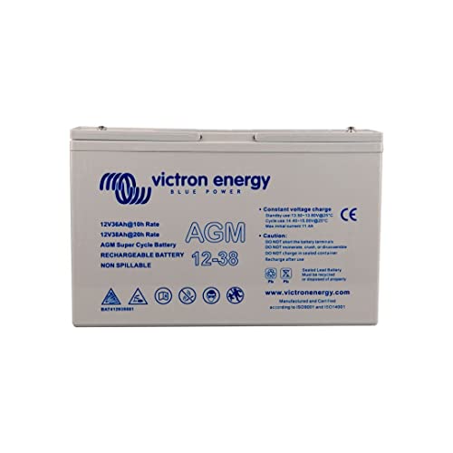 Victron Energy AGM 38Ah 12-Volt Super Cycle Batterie (M5) von Victron Energy