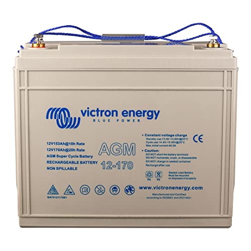 Victron Energy AGM 170Ah 12-Volt Super Cycle Batterie (M8) von Victron Energy