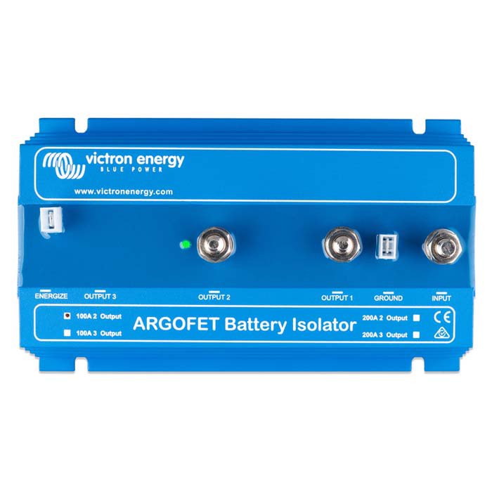 Victron Energy Two Batteries 100a Argofet Battery Isolator Durchsichtig von Victron Energy