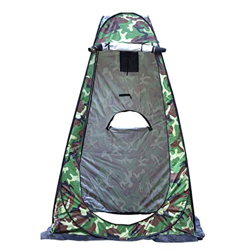 Vigcebit Duschzelt,Wasserdichtes tragbares Pop-Up-Zelt für Einzelduschen - Faltbares, einfach aufzubauendes Badezimmerzelt für Camping, Wandern, Outdoor mit Tragetasche von Vigcebit