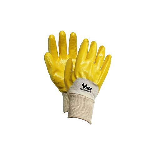 Vigor JAP Nitril-Handschuhe Gelb Belüftet CE2 von Vigor
