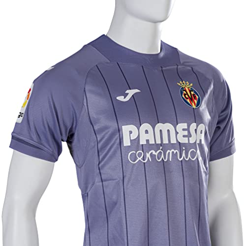 Villarreal CF Offizielles Match-Shirt Zweite Ausstattung 22/23, hirt mit kurzen Armen, Unisex, Lila, M von Joma