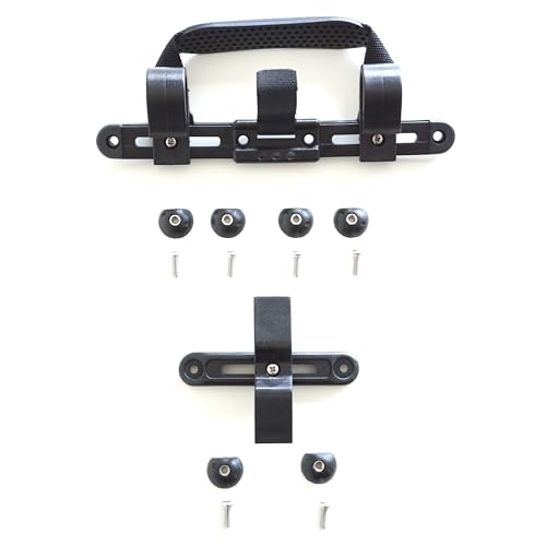 Vincita Fahrradgepäckträger-Hardware-Kit – Verwandeln Sie jede Tasche in eine Fahrradtasche – ein Satz Gepäckträger-Montagezubehör (Gepäckdurchmesser bis zu 28 mm) von Vincita