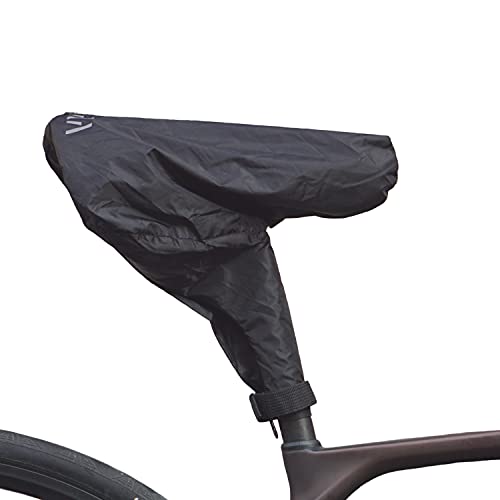 Vincita Wasserdichter Fahrradsattelbezug, schützender wasserabweisender Fahrradsattelbezug (schwarz) von Vincita