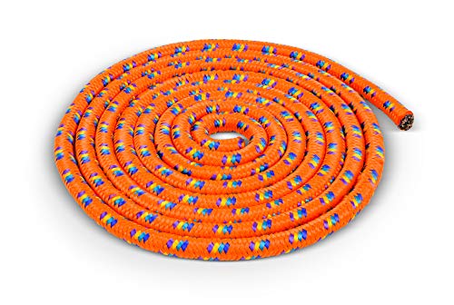 Vinex Seilspringen - Springseil 3 Meter - schönes Muster - orange von Vinex