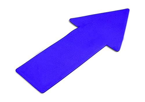 Vinex Bodenmarkierung in Pfeilform - 30 cm - blau von Vinex