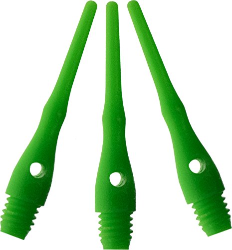 Viper by GLD Products Unisex-Erwachsene Viper Dart Zubehör: Tufflex III 2BA Gewinde Soft Tip Dartspitzen, Grün, 1000 Stück, neon Green, 1000 Pack von Viper