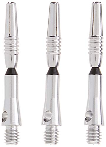 Viper Unisex-Erwachsene Spinster Aluminium-Dart-Schaft, kurz (SH), silberfarben, 3er-Pack, Silber, Short 1.5-Inch von Viper