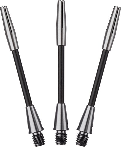 Viper by GLD Products Unisex-Erwachsene 35-7005-00 Viper Carbon Plus Ultra Light Dart Shaft, Medium (MD), 3er-Pack, schwarz, 2-Inch von Viper