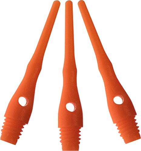 Viper Unisex-Erwachsene, Neon Orange, 2BA Tufflex Tips III Soft Tip Dartspitzen, 1000 Stück, 1000 Pack von Viper