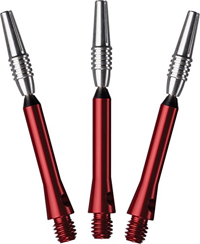 Viper Spinster Aluminum Dart Shaft: Medium (MD), Red, 3 Pack von Viper