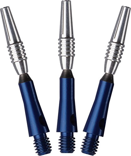 Viper Unisex-Erwachsene, Blau Spinster Aluminium-Dart-Schaft, kurz (SH), 3er-Pack, Short 1.5-Inch von Viper