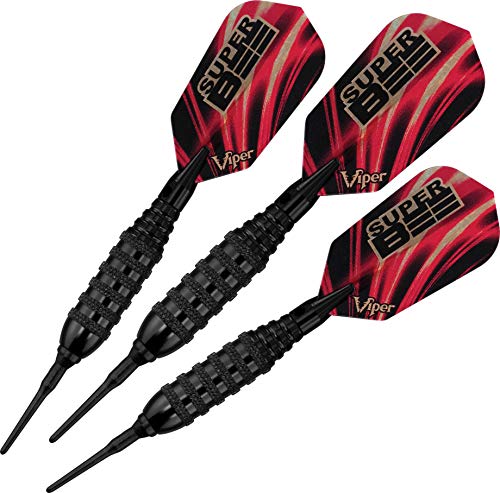 Viper Unisex-Erwachsene Super Bee Dartpfeile mit weicher Spitze, schwarz von Viper