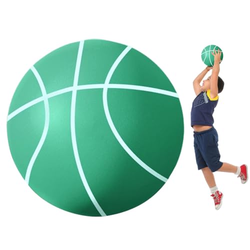2024 Upgraded Silent Basketball Dribbling Indoor | Quiet Basketball Indoor,Foam Basketball Indoor Training Ball,Uncoated High-Density Foam Ball Low Noise Basketball Training For Various Activities von Virtcooy