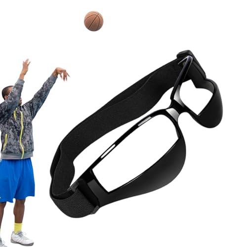 Virtcooy Basketballbrille,Basketballbrille zum Dribbeln - Bequeme Sportbrille | Schützende Sport-Dribble-Spezifikationen, Basketball-Trainingsausrüstung für Jugendliche, Jugendliche, Spieler und von Virtcooy