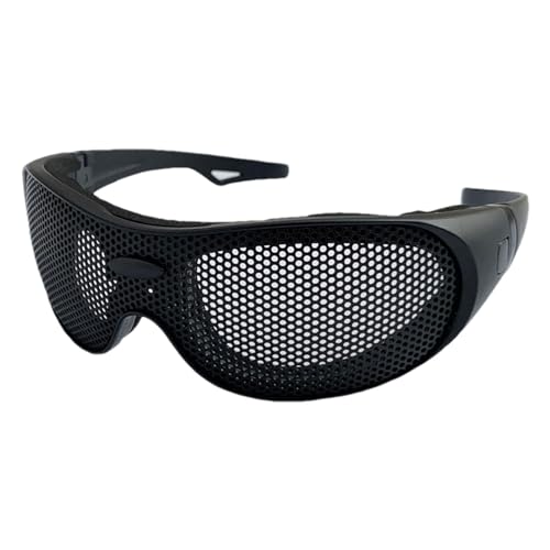 Virtcooy Schutzbrille,Arbeitsbrille - Schutzbrille aus Metallgeflecht,Antibeschlag-Schutzbrille, Schutzbrille, Augenschutzbrille für Erwachsene, Frauen, Männer von Virtcooy