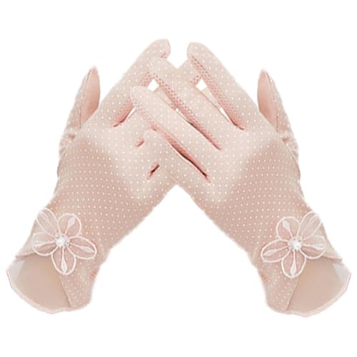 Virtcooy Sonnenhandschuhe für Damen, UV-Schutz, UV-blockierende Handschuhe - Fahrhandschuhe | Atmungsaktive, trockene, schnelle, rutschfeste Touchscreen-UV-blockierende Handschuhe für Damen und von Virtcooy